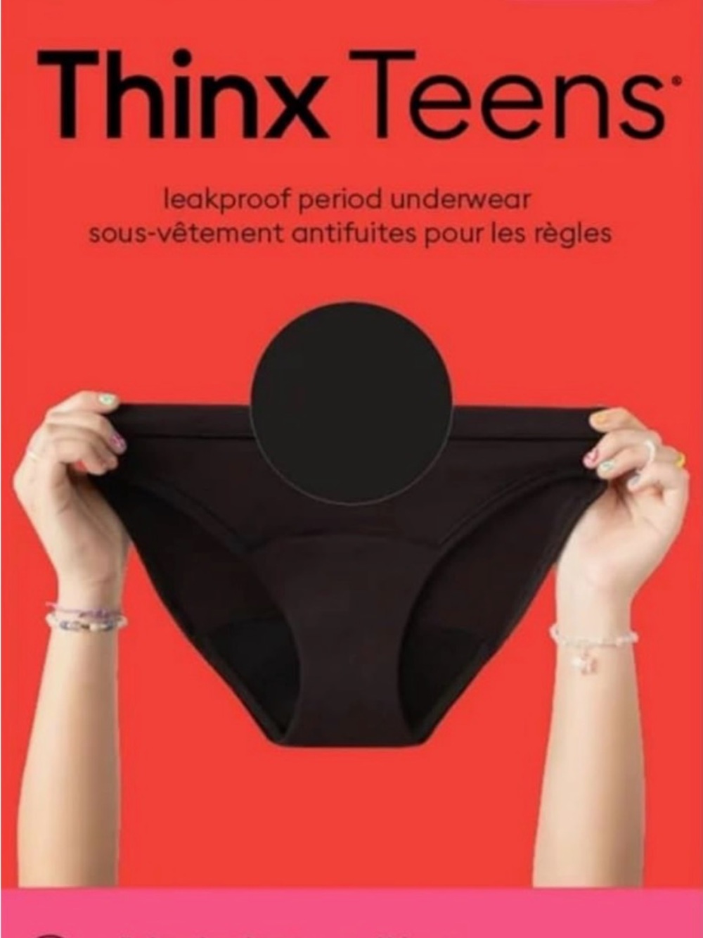 Thinx Teens Leakproof Period Underwear - Black